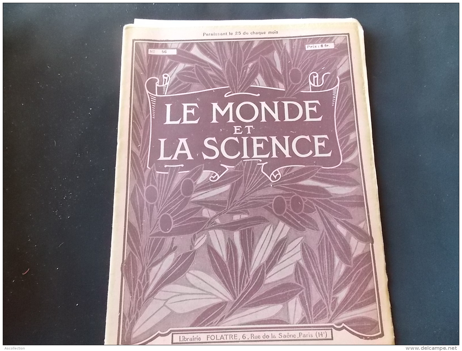 Le Monde Et La Science N 56 Papier - Encyclopédies