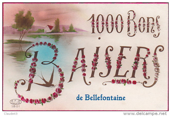 1000 Bons Baisers De Bellefontaine Circulé En 1927 - Tintigny