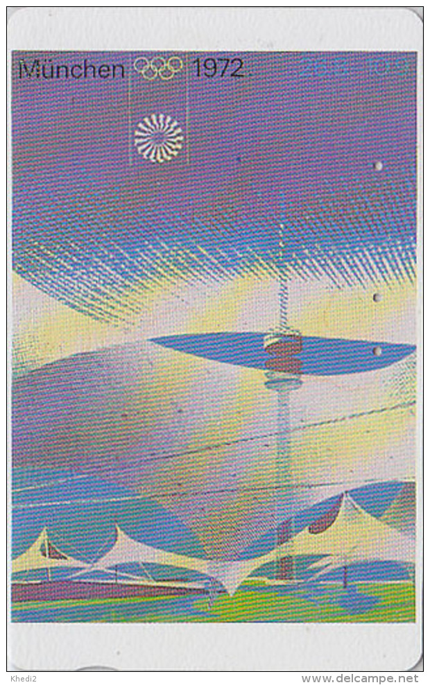 Rare Télécarte Japon Poster JEUX OLYMPIQUES - MÜNCHEN 1972 - OLYMPIC GAMES - GERMANY Rel. - Japan Sport Phonecard - 185 - Jeux Olympiques
