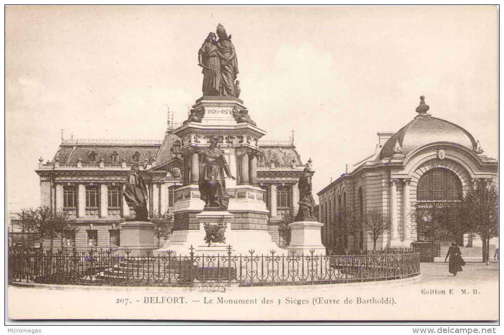 BELFORT - Le Monument Des 3 Sièges - Belfort – Siège De Belfort