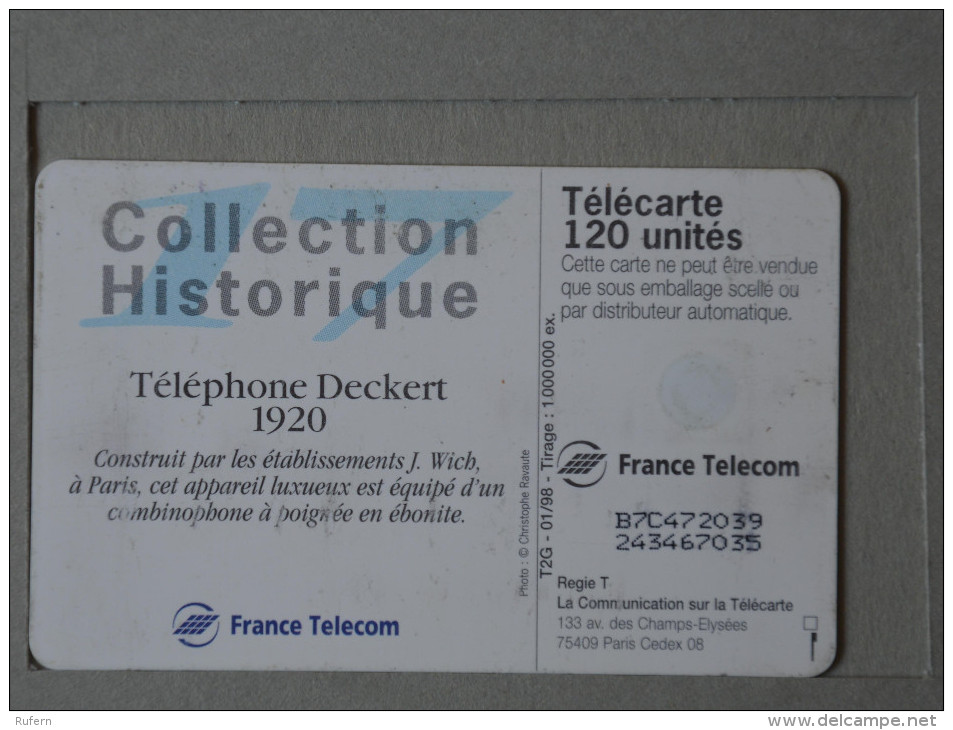 FRANCE    - TELECARTE - CREDIFONE - CALLCARD - TELEFONKARTE   2 SCANS - (Nº15727) - 120 Unità