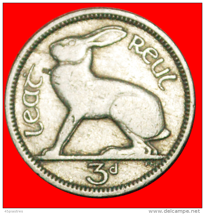 § WAR PERIOD (1939-1945): IRELAND &#9733; 3 PENCE 1943! LOW START &#9733; NO RESERVE! - Irlande