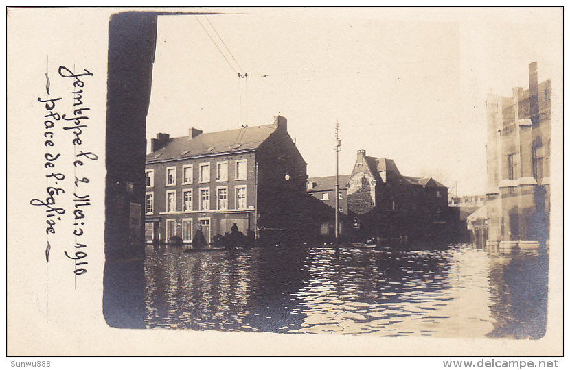 Jemeppe - Place De L'Eglise (inondations 1910) - Seraing