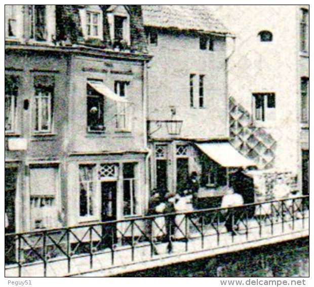 Verviers. La Vesdre Au Pont Des Récollets. Imprimerie Alb. Hermann.  1901 - Verviers