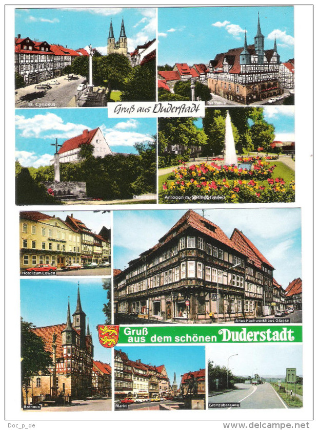 Deutschland - 2 AK - Duderstadt - Alte Ansichten - Duderstadt