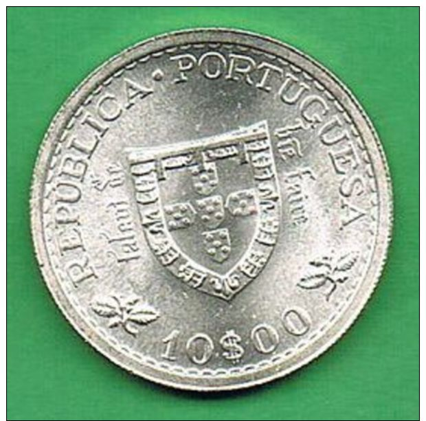 A780 Portugal 10 Escudos 1960 PLATA 12,5g .680 - Portugal