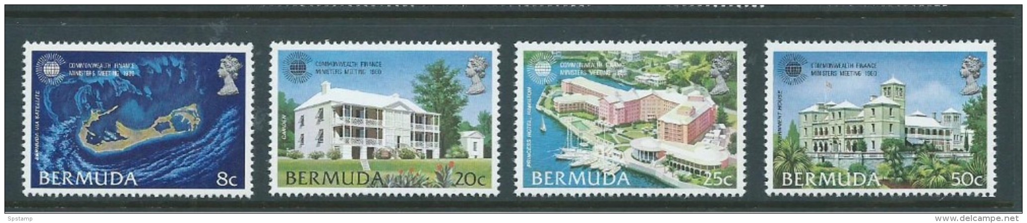 Bermuda 1980 Finance Minister Meeting Set Of 4 MNH - Bermuda