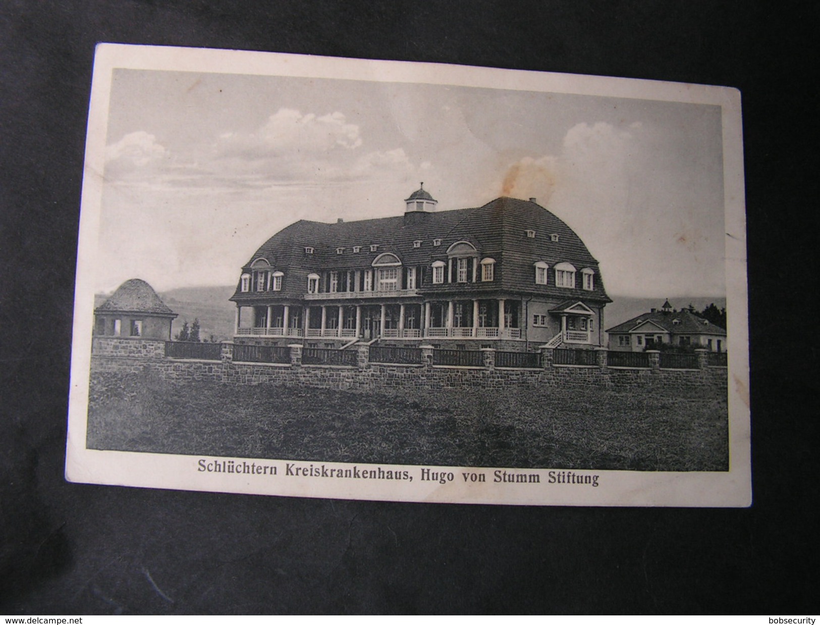 Schlüchtern Krankenhaus  Stempel Flieden 1917 - Schlüchtern