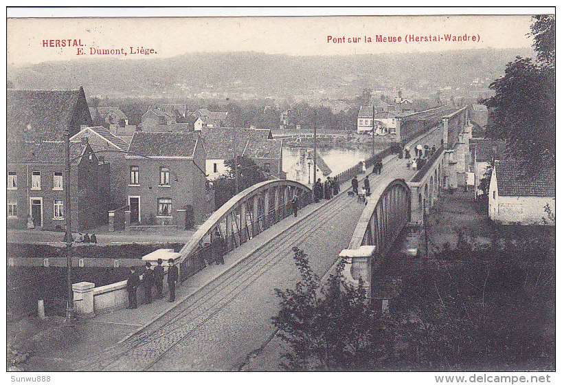 Herstal - Pont Sur La Meuse (Herstal-Wandre) (animée, E. Dumont) - Herstal