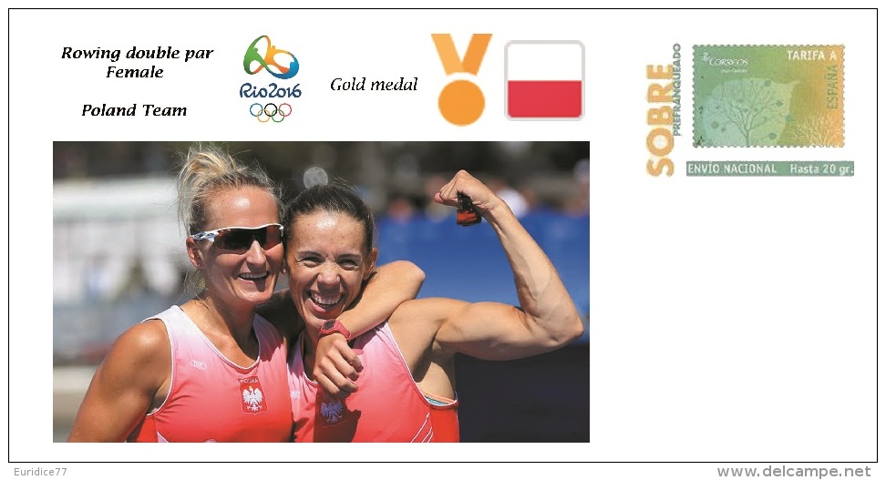 Spain 2016 - Olympic Games Rio 2016 - Gold Medal Rowing Female Poland Cover - Otros & Sin Clasificación