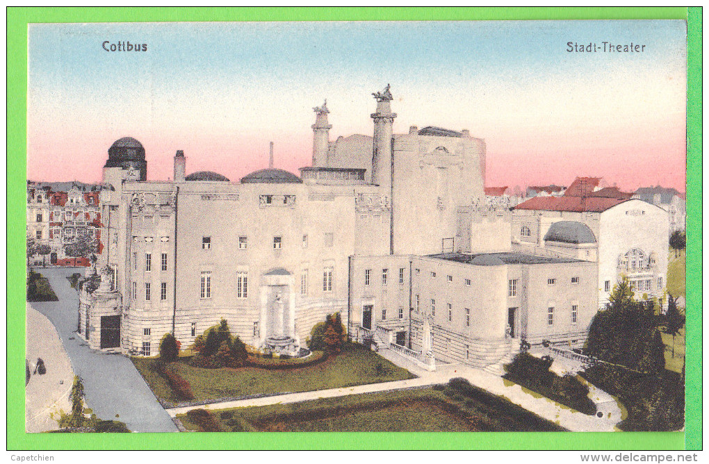 COTTBUS / STADT-THEATER ... Carte Vierge - Cottbus