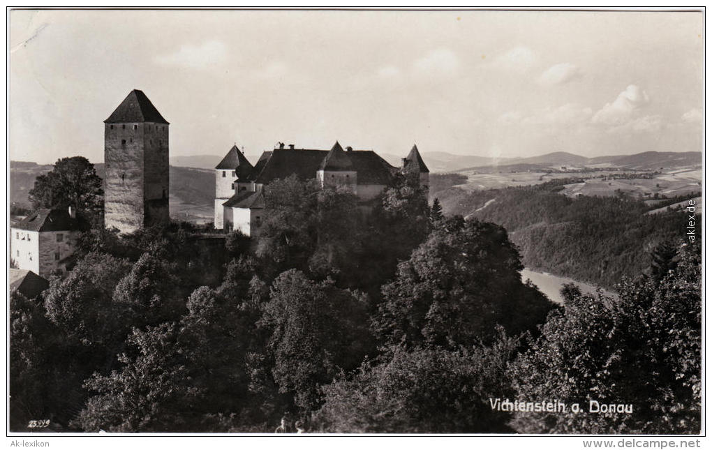 Vichtenstein Blick Auf Das Schloß Fotokarte Schärding Oberösterreich 1934 - Sonstige & Ohne Zuordnung