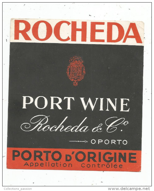 étiquette , PORTO D'ORIGINE , ROCHEDA & Co. , PORT WINE - Andere & Zonder Classificatie