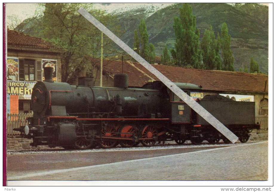 Locomotiva A Vapore Gr.422.009 Italgas Funivie - Savona San Giuseppe - Bahnhöfe Mit Zügen