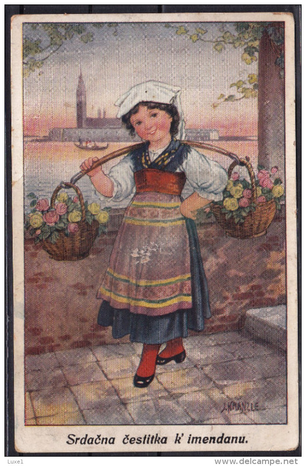 J. KRANZLE  ,  OLD  POSTCARD - Kränzle