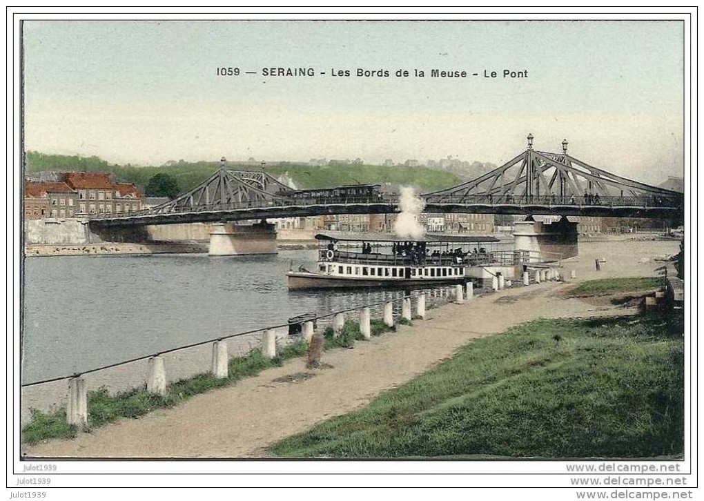 SERAING ..-- LIEGE ..-- Les Bords De La Meuse Et Le Pont . - Lüttich