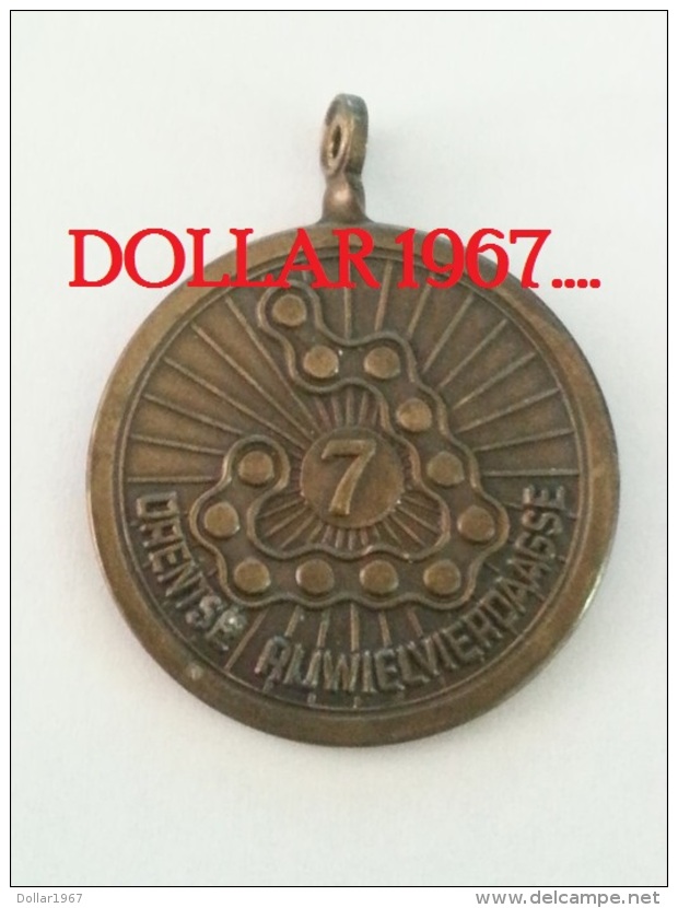 .medal - Medaille - NO  7  Drentse Rijwielvierdaagse - Autres & Non Classés