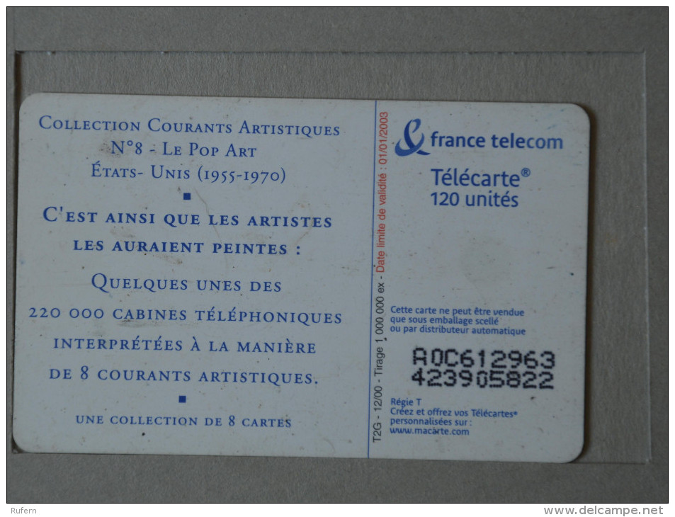 FRANCE    - TELECARTE - CREDIFONE - CALLCARD - TELEFONKARTE   2 SCANS - (Nº15797) - 120 Units