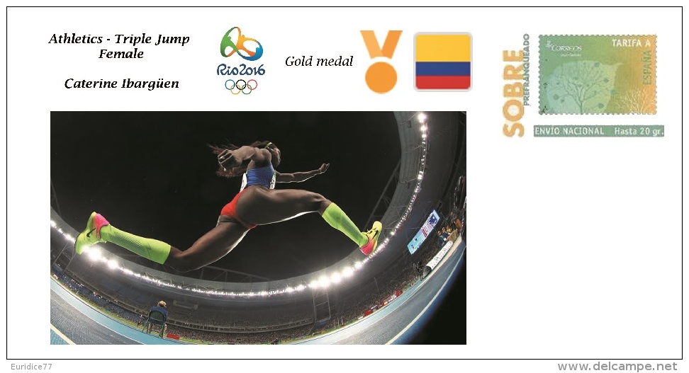 Spain 2016 - Olympic Games Rio 2016 - Gold Medal - Athletics Female Colombia Cover - Otros & Sin Clasificación