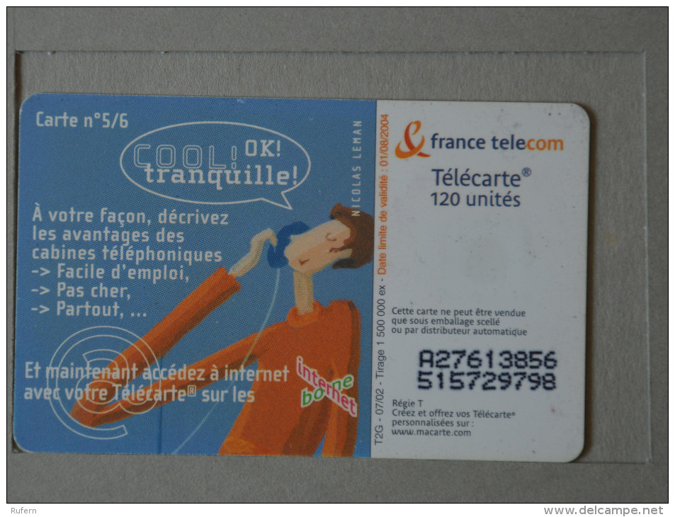 FRANCE    - TELECARTE - CREDIFONE - CALLCARD - TELEFONKARTE   2 SCANS - (Nº15817) - 120 Unità