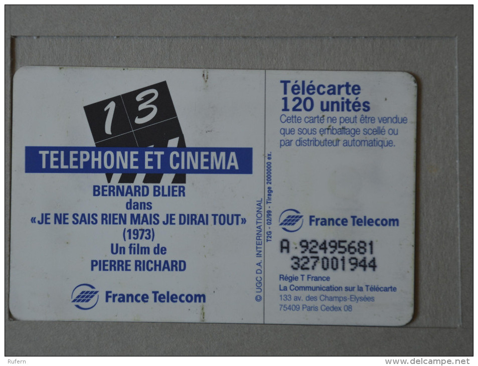 FRANCE    - TELECARTE - CREDIFONE - CALLCARD - TELEFONKARTE   2 SCANS - (Nº15828) - 120 Unités 