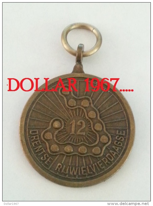 .medal - Medaille - NO  12  Drentse Rijwielvierdaagse - Other & Unclassified