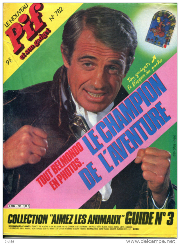 Pif Gadget N°782 -  Tout Belmondo En Photos - Pif Gadget