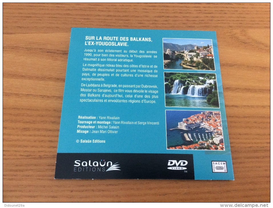 DVD "SUR LA ROUTE DES BALKANS, L'EX-YOUGOSLAVIE - Salaun EDITIONS" Neuf (anciennes Voitures) - DVD