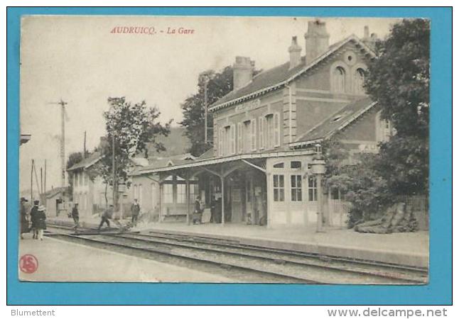 CPA - Chemin De Fer Cheminot La Gare AUDRUICQ 62 - Audruicq