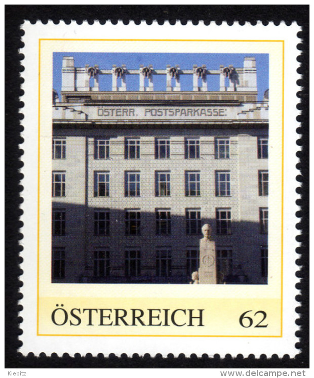 ÖSTERREICH 2011 ** Postsparkassengebäude, Jugendstil Von Otto Wagner 1904/06 - PM Personalisierte Marke MNH - Personalisierte Briefmarken