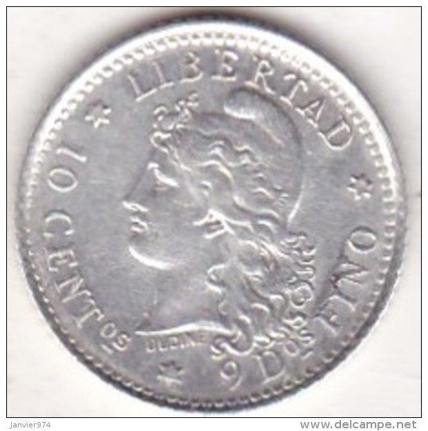 ARGENTINE / TUCUMAN . 10 CENTAVOS 1882. ARGENT - Argentine