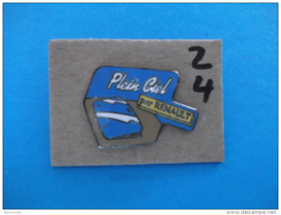 PIN´S - RENAULT " Plein Ciel   Par RENAULT   "  - Voir Photo ( 24 ) - Renault