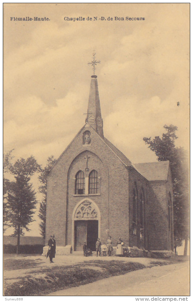 Flémalle-Haute - Chapelle De N-D De Bon Secours (animée, Edit. Vve Vankrommert) - Flémalle