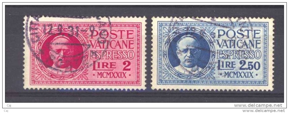 Vatican  -  Express  :  Yv  1-2  (o) - Priority Mail
