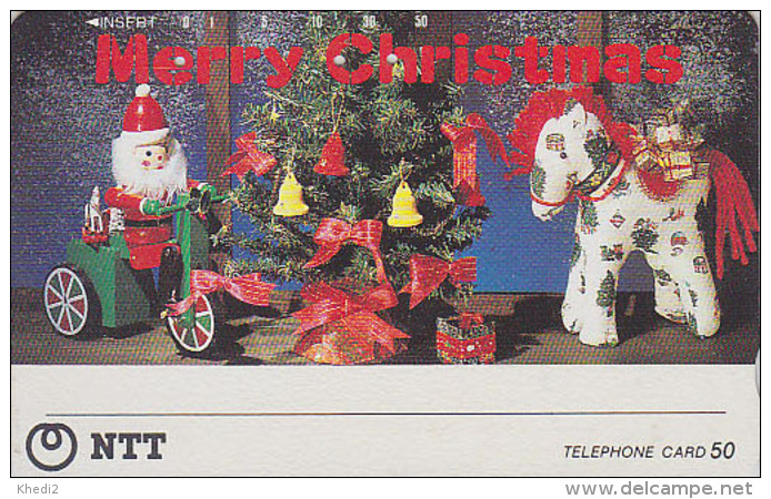 Télécarte Japon / NTT 370-045 - PERE NOEL - CHRISTMAS SANTA CLAUS Japan Phonecard / A - WEIHNACHTEN - NAVIDAD - 392 - Noel