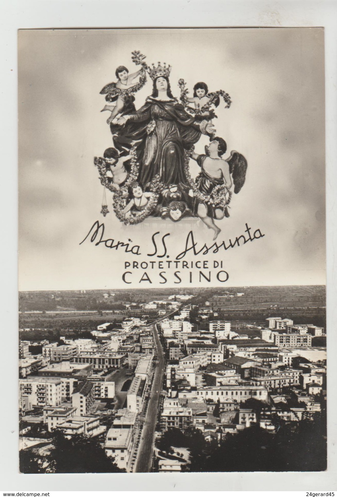 CPSM CASSINO (Italie-Lazio) - Maria S.S. Assunta Protettrice Di Cassino - Altri & Non Classificati