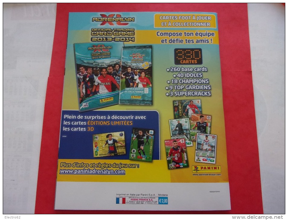 PANINI FOOT 2013-14 Album Vide Stickers - Edition Française