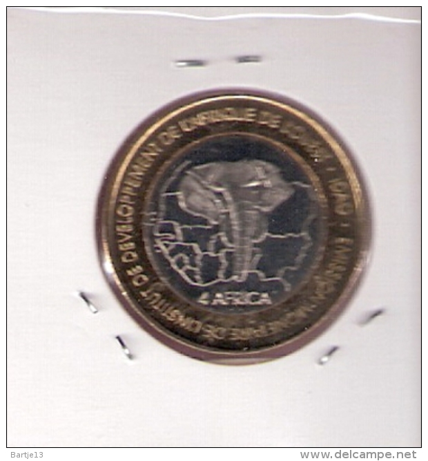 BENIN 6000 CFA 2006 OLYMPICS  UNC. BIMETAL NOT IN KM - Benín