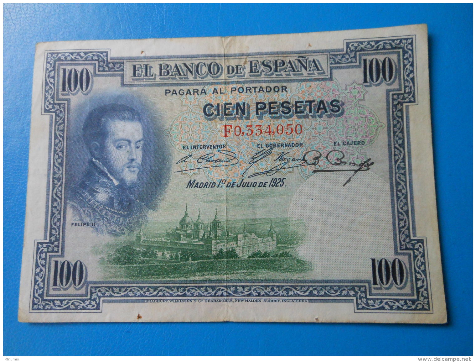 Espagne 100 Pesetas 1925 P.69c TB à TTB - 100 Pesetas