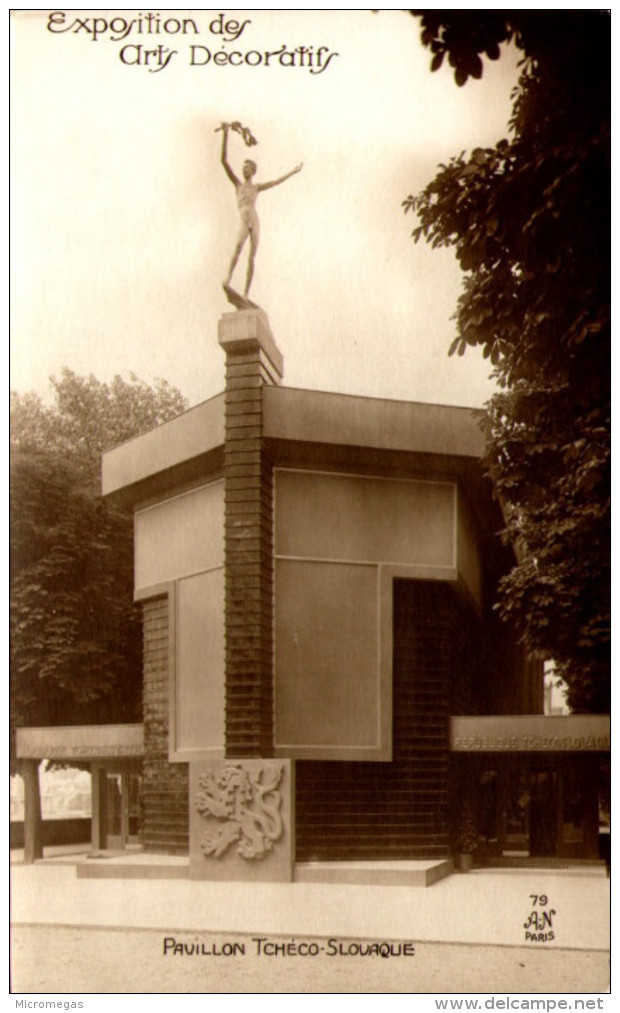 PARIS - Exposition Des Arts Décoratifs - Pavillon Tchéco-Slovaque - Expositions