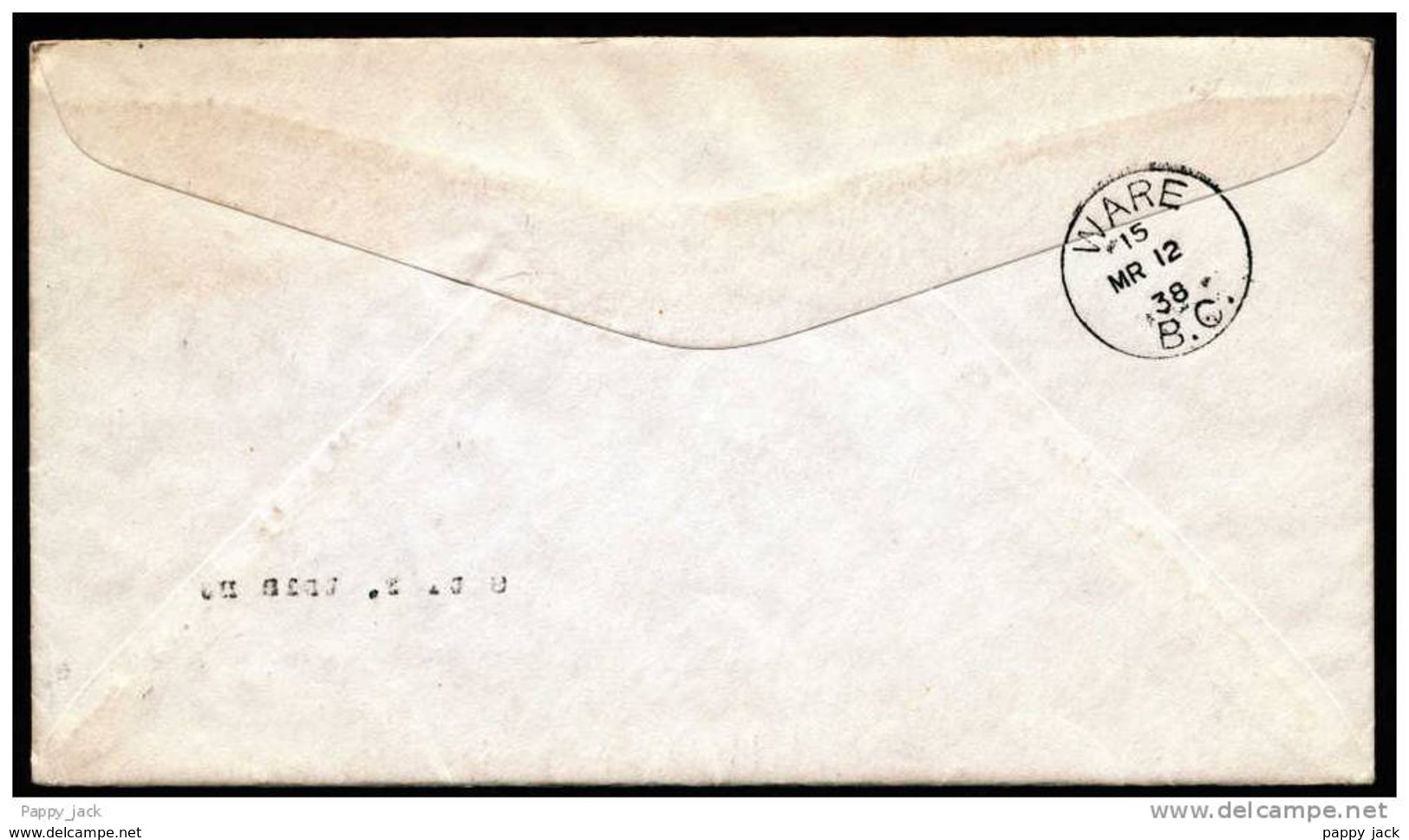Canada FDC First Flight British Columbia Prince George - War Stamp # C5 - Premiers Vols