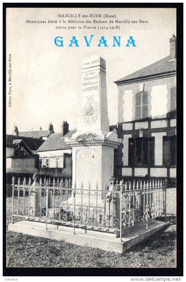 27 MARCILLY-sur-EURE - Monument él"vé à La Mémoire Des Enfants De Marcily-sur-Eure - Marcilly-sur-Eure