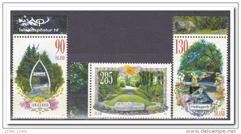 IJsland 2010, Postfris MNH, Gardens - Unused Stamps