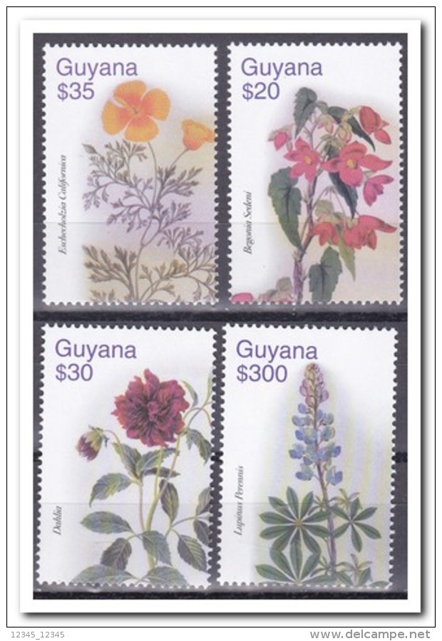 Guyana, Postfris MNH, Flowers - Guyana (1966-...)