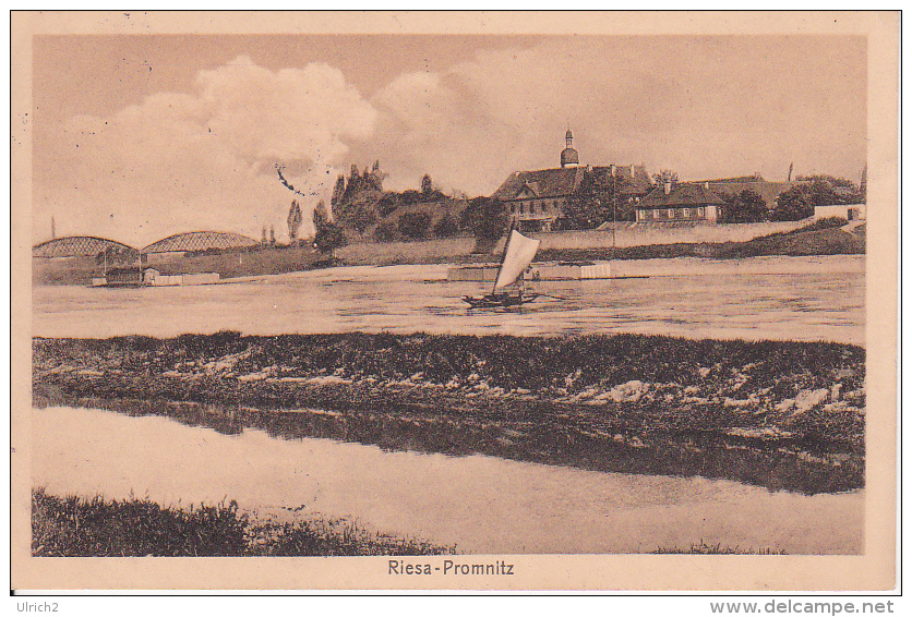 AK Riesa - Promnitz - 1913 (24535) - Riesa