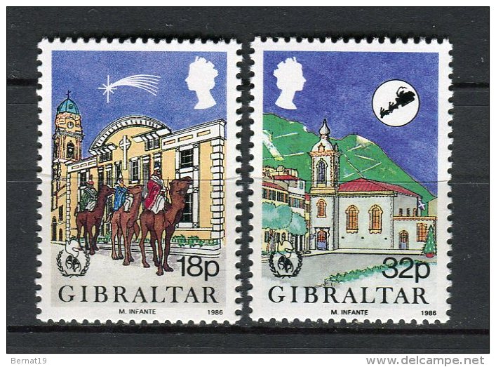 Gibraltar 1986. Yvert 526-27 ** MNH. - Gibraltar