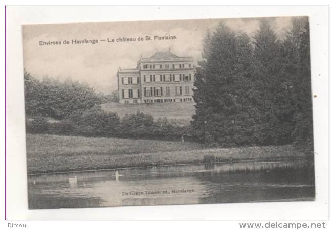 33913  -  Environs D'  Havelange -  Château  De  St  Fontaine - Havelange