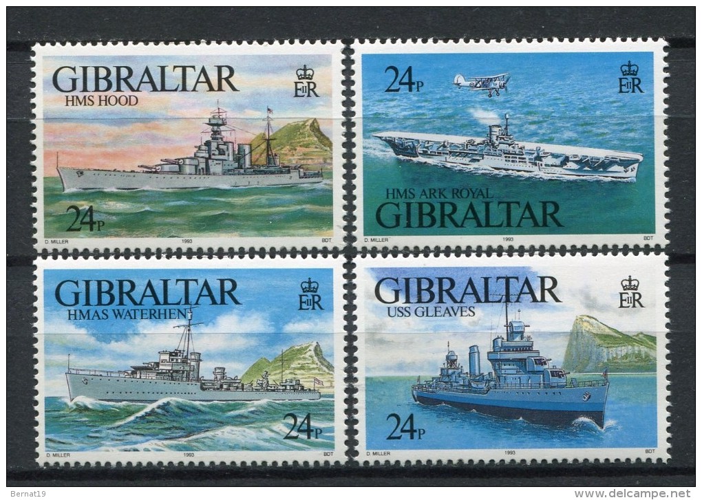 Gibraltar 1993. Yvert 667-70 ** MNH. - Gibraltar