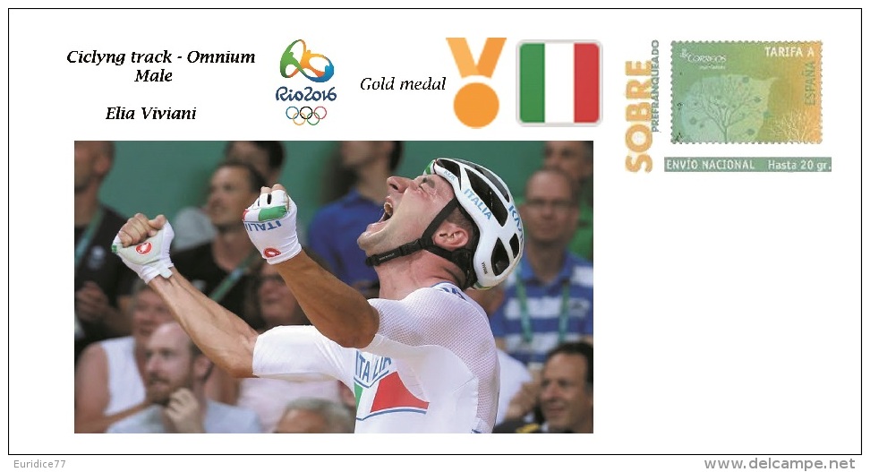 Spain 2016 - Olympic Games Rio 2016 - Gold Medal Cycling Track Male Italy Cover - Otros & Sin Clasificación