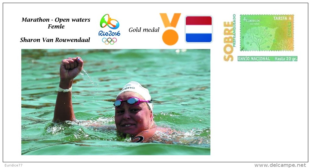 Spain 2016 - Olympic Games Rio 2016 - Gold Medal Open Waters Female Pays Bas Cover - Otros & Sin Clasificación